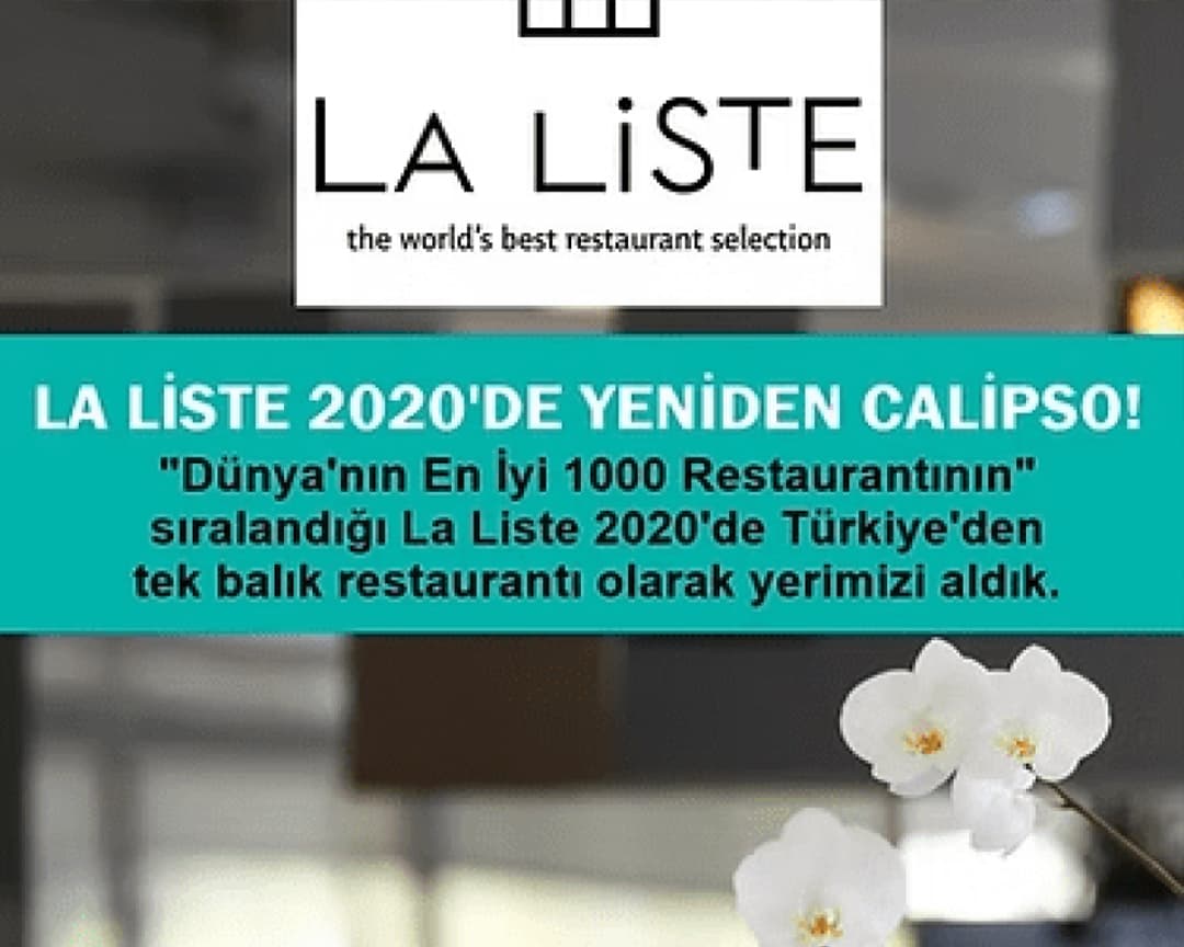 Calipso Fish: La Liste 2019 ve 2020'de Yer Aldı